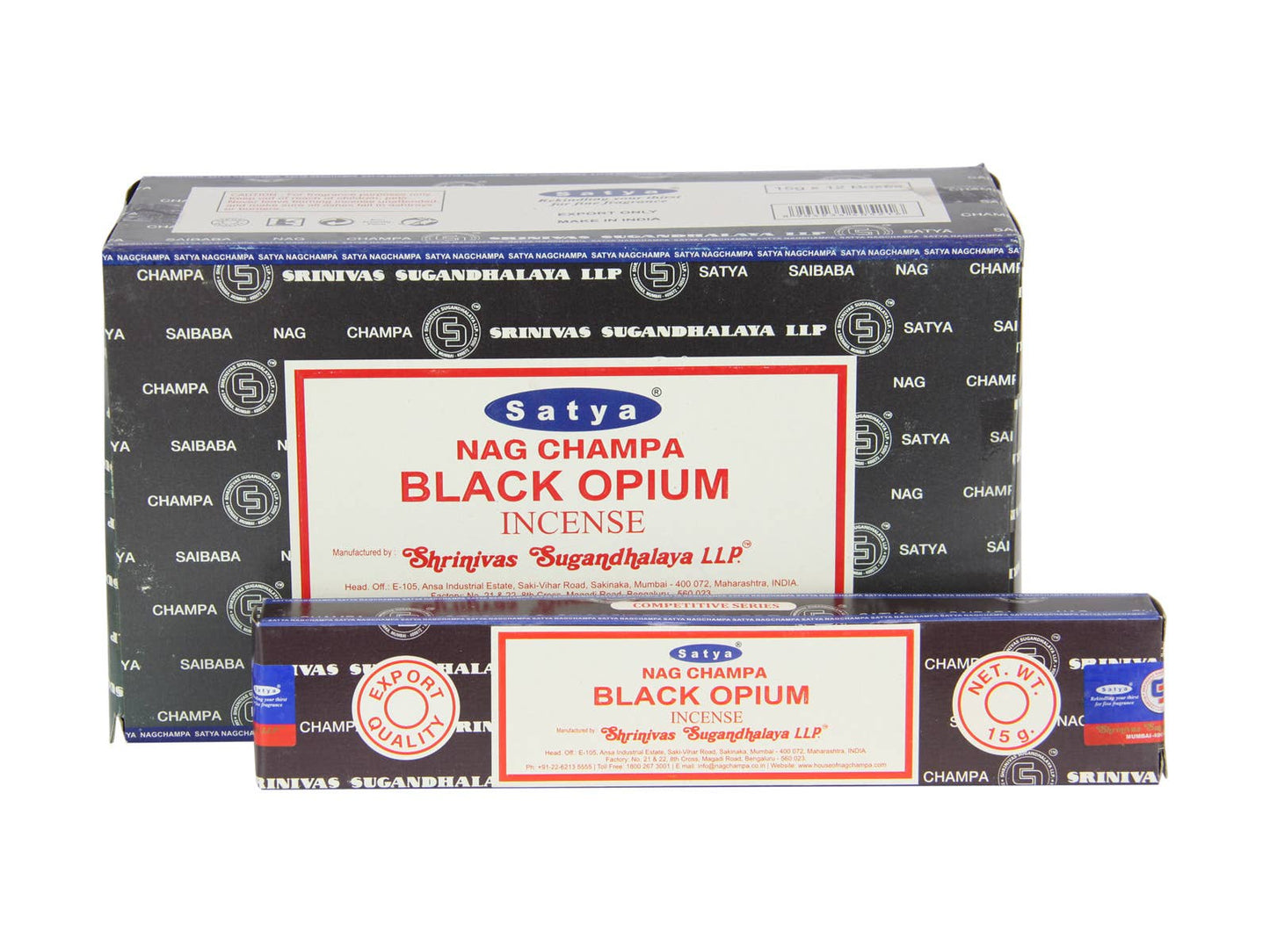Satya "Black Opium" Incense 15 grams