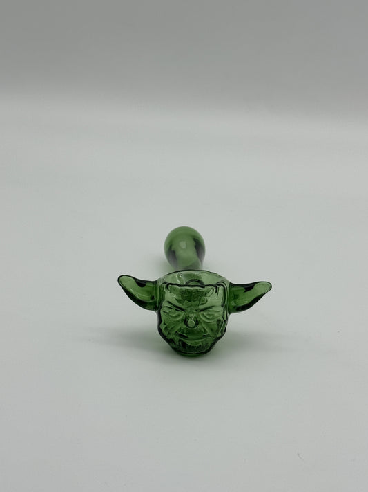 Glass Pipe Yoda Green 12.5cm