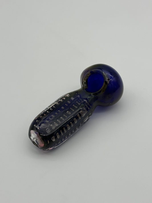 Glass Pipe Dark Purple with Marble effect.