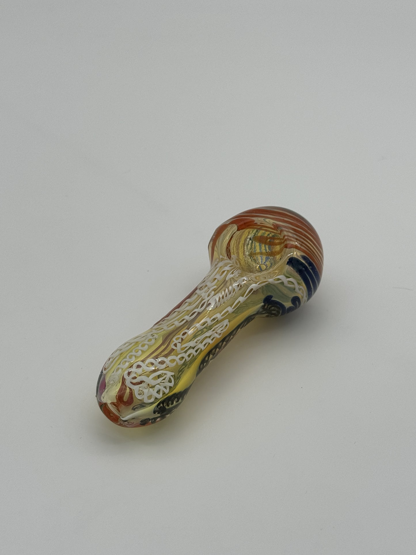 Glass Pipe white stripes