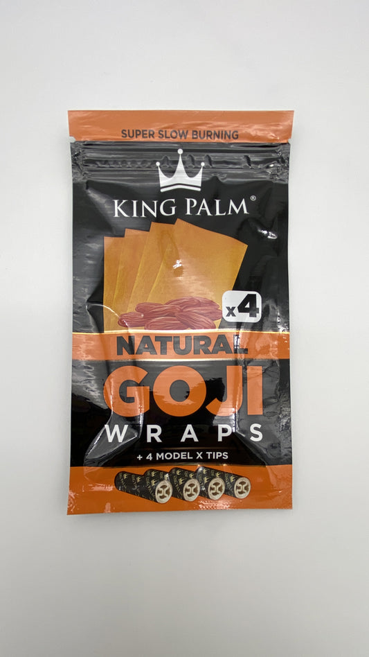 King Palm Natural Goji Wraps 4p