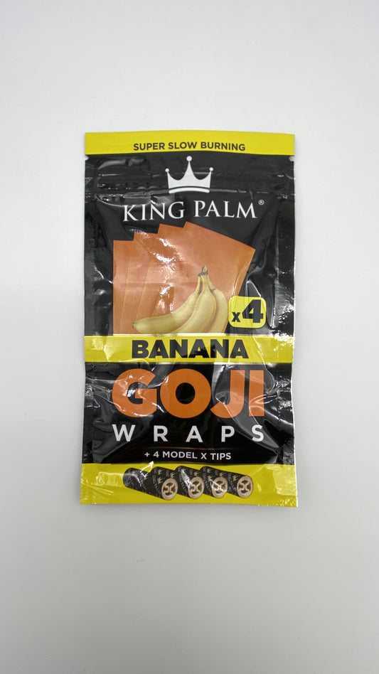 King Palm Goji Wraps Banana 4p