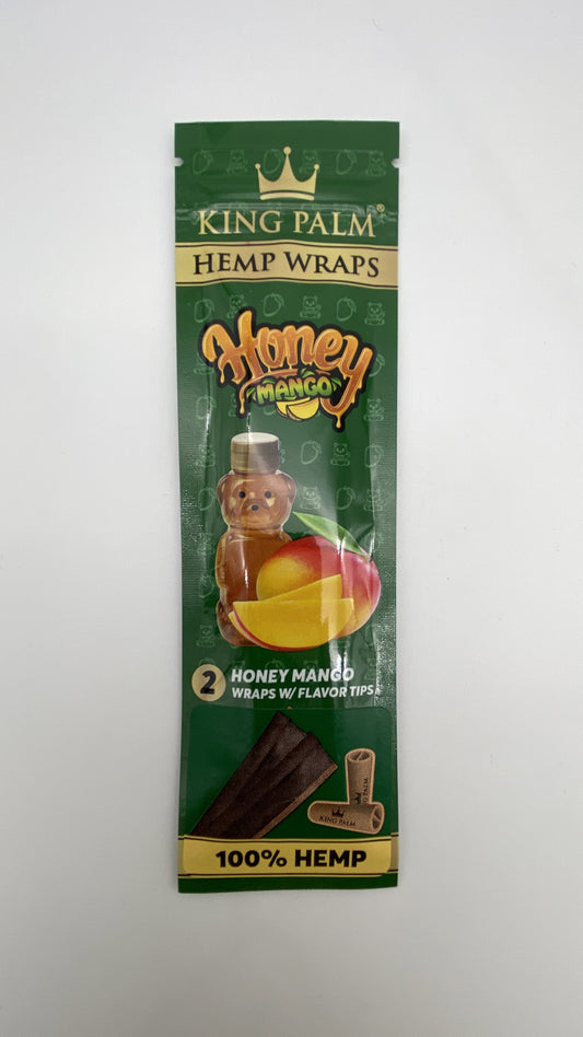 King Palm Hemp Wraps Honey Mango 2p