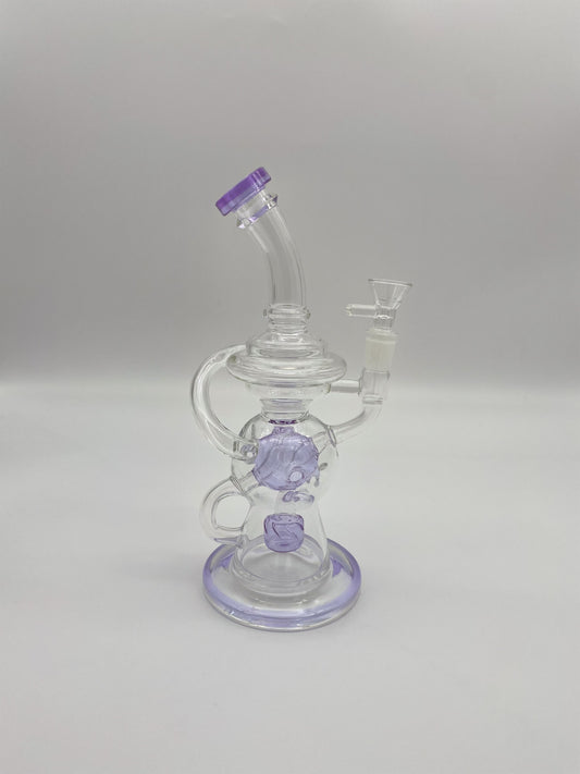 Purple Recycler Bong 25cm