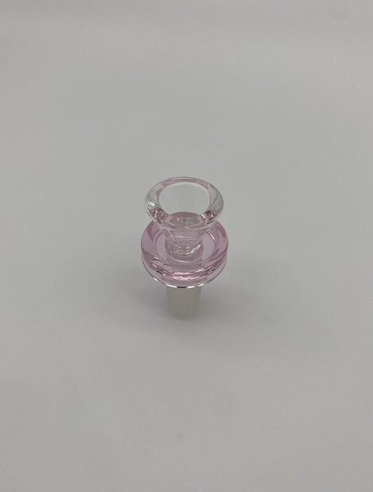 Pink Ring Glass Cone piece 14mm