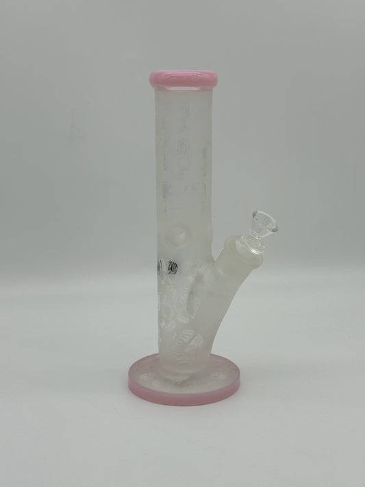 Didgeridoo Straight 9mm Frosted Skulls 30cm