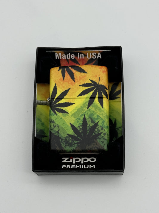 Zippo Cannabis Sunset Matte