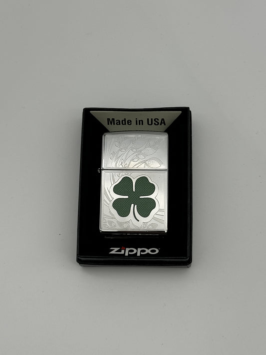 Zippo Lucky Four Leaf Clover 24699