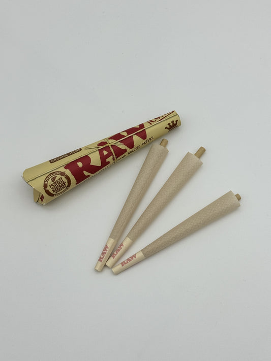 Raw Prerolled king size Hemp 3 pack