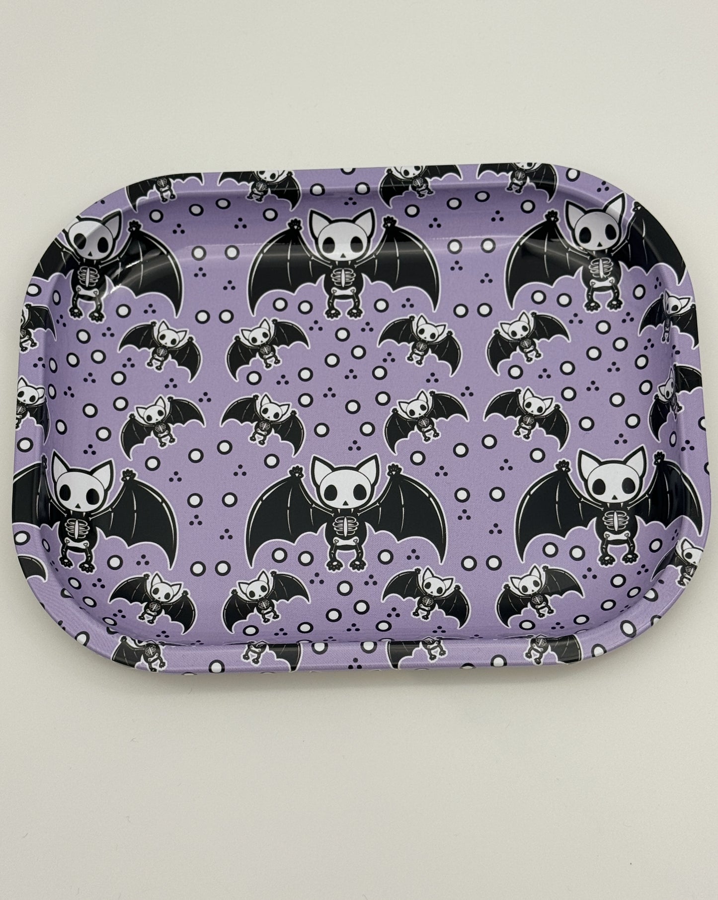 Bat Purple Rolling Tray Small