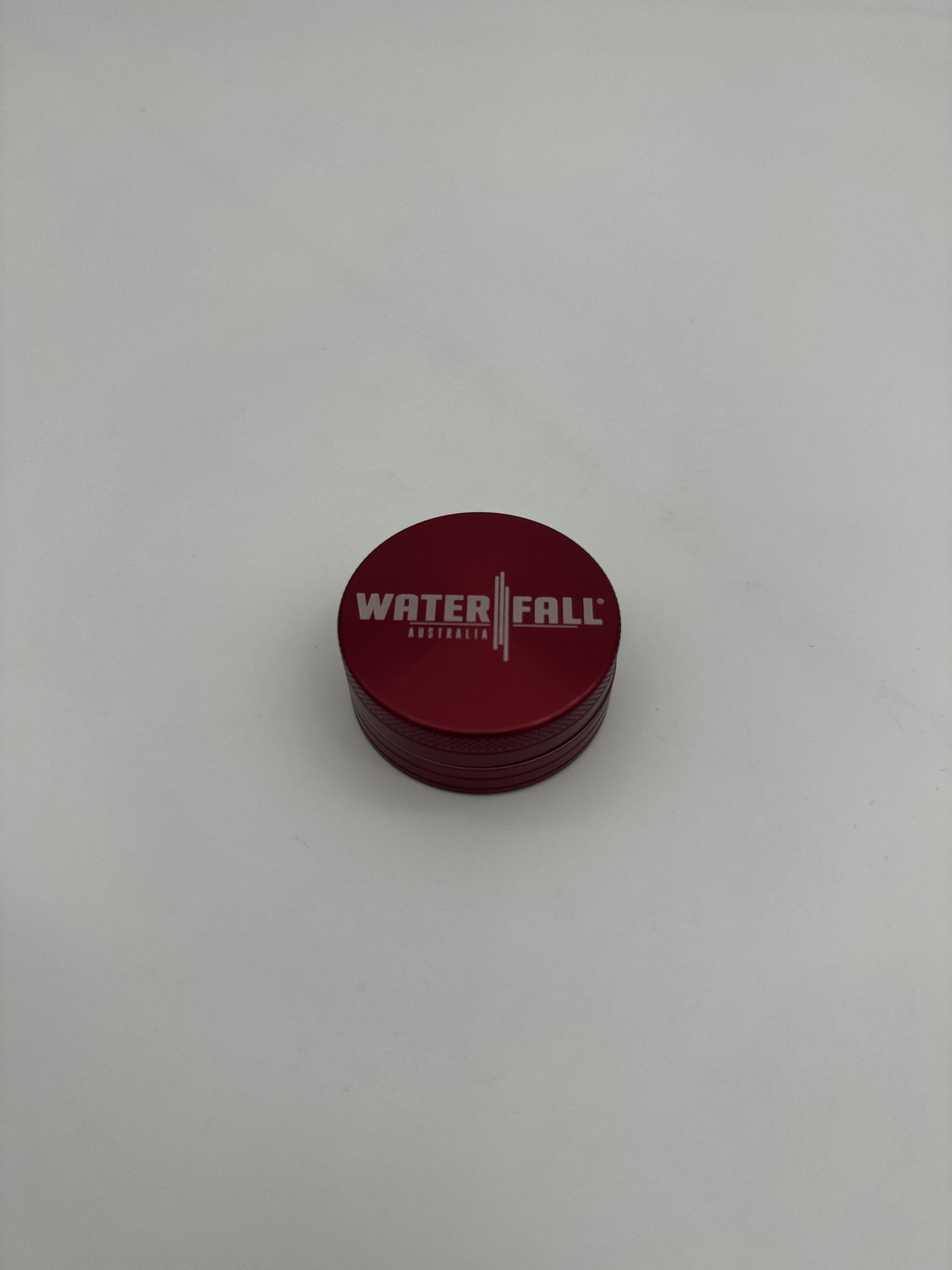 Waterfall Aluminium Grinder 50mm 2 part Red