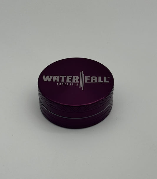 Waterfall Aluminium Grinder 50mm 2 part Purple