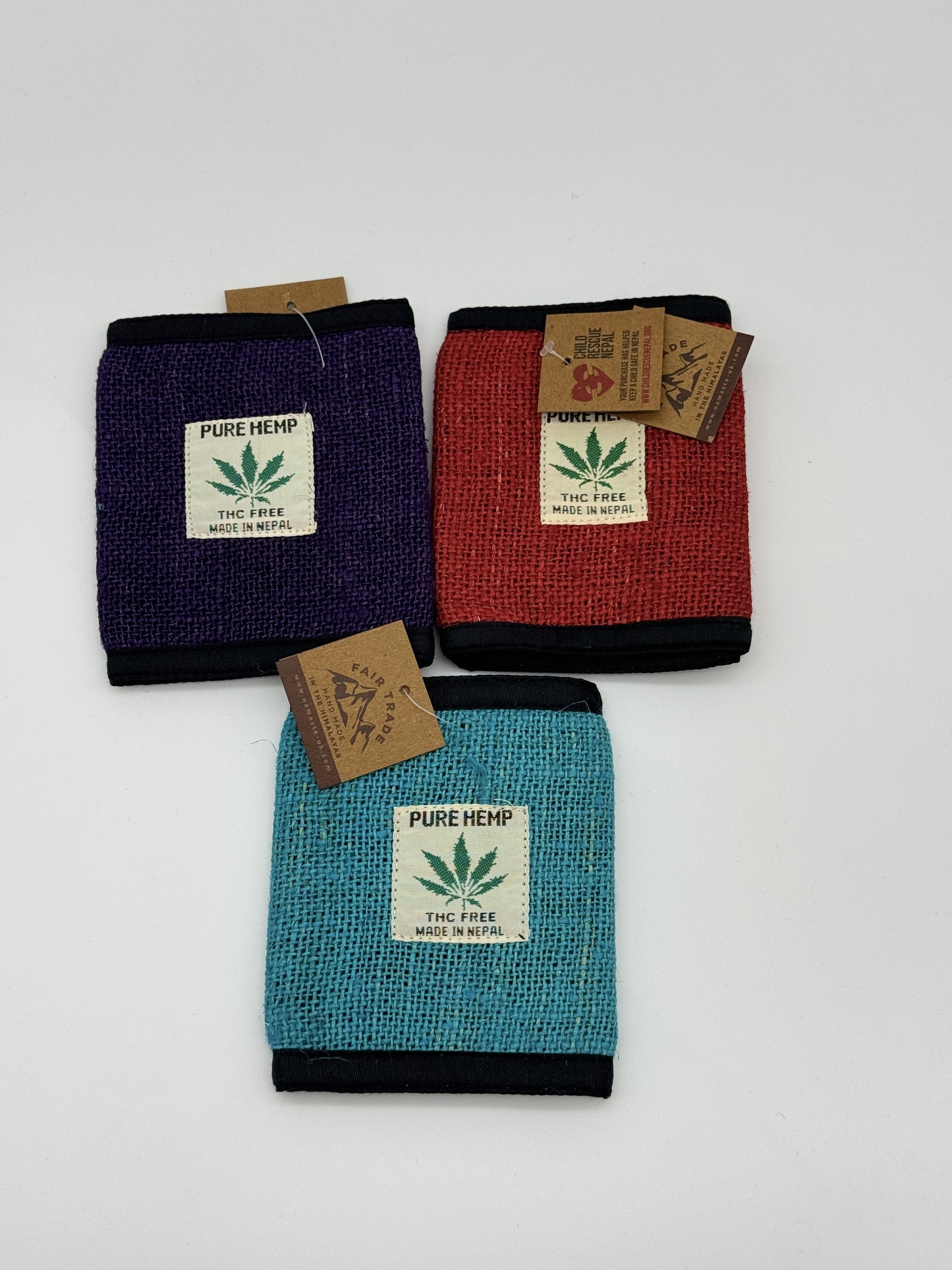 Bi Fold Hemp Wallet