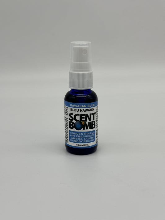 Scent Bomb Air Freshener 30ml Hawaiian Blue