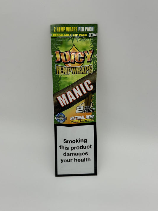 Juicy Jay Hemp Wraps Manic 2p