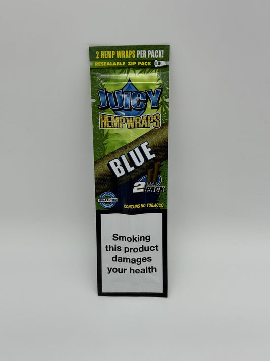 Juicy Jay Hemp Wraps Blue 2p