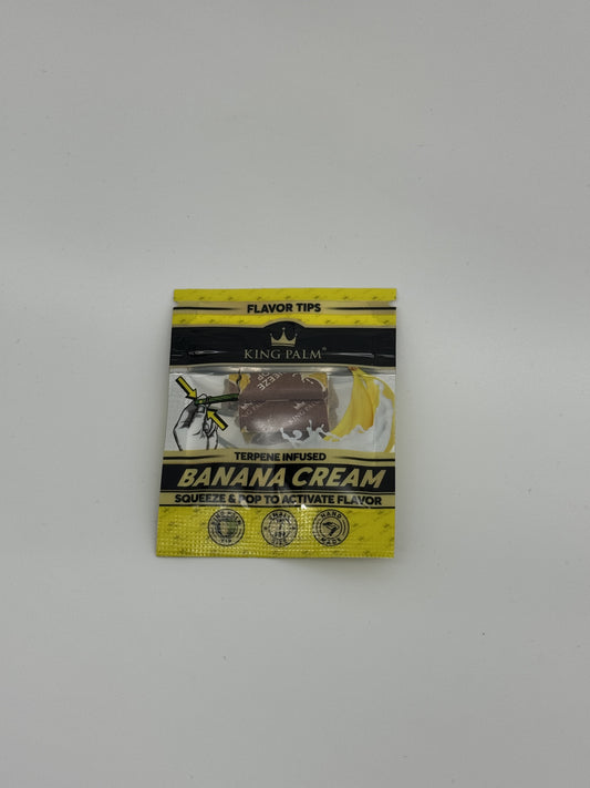 King Palm Flavour Tips Banana Cream 2pk