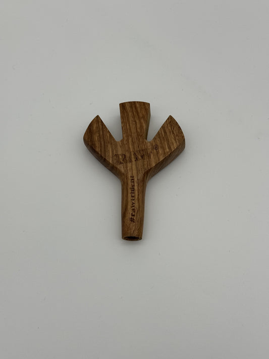Raw Trident Wooden Cigarette Holder