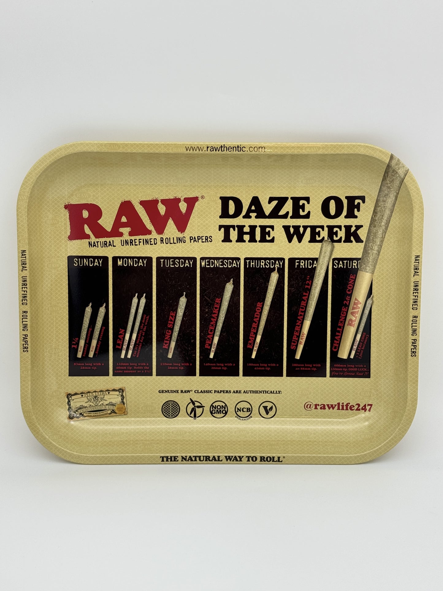 Raw Rolling Tray Large Daze