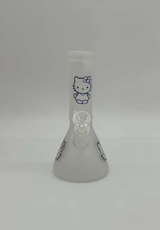Beaker Small Frosted Hello Kitty 20cm