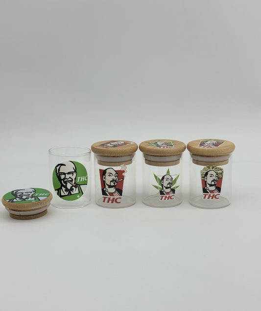 Medium Airtight Glass Storage 6.6cm