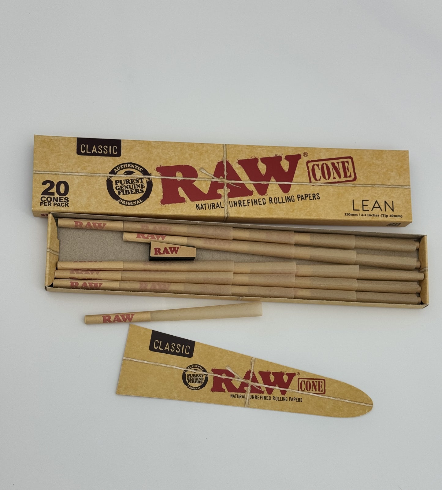 Raw Classic Lean Cone 20pcs