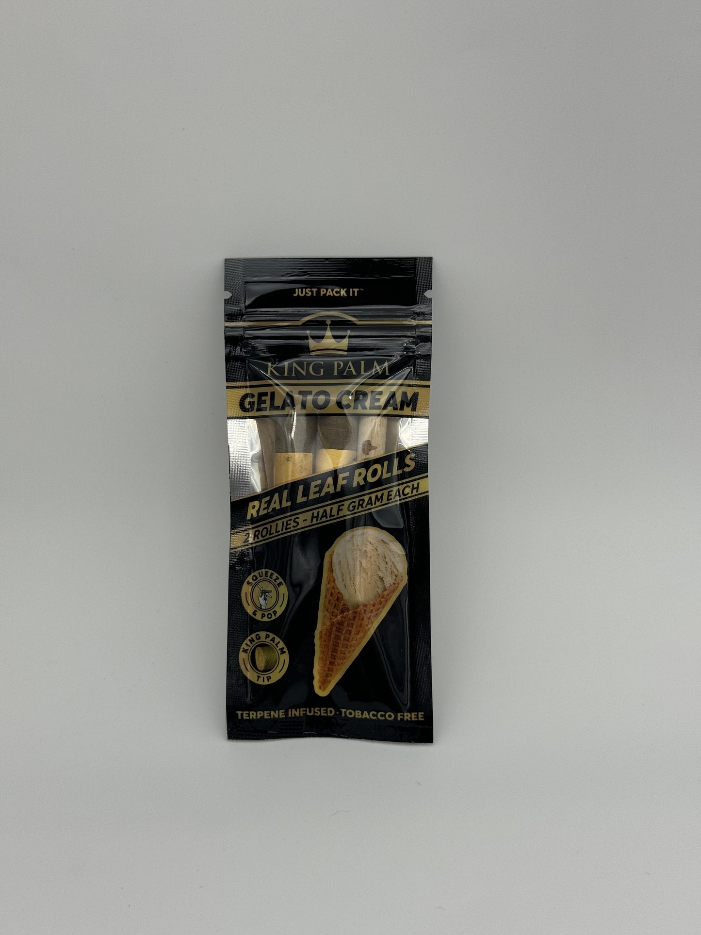 King Palm half gram 2 Rollies Gelato Cream