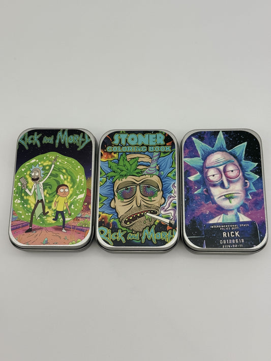 Metal Tin Small Rick and Morty