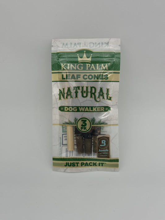 King Palm Natural Cones Dog Walker 70mm 3p