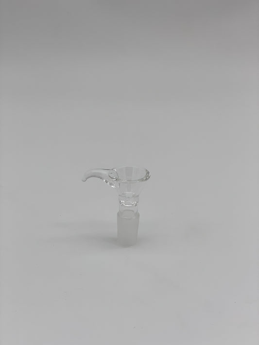 Glass Cone Piece with clear horn 14mm