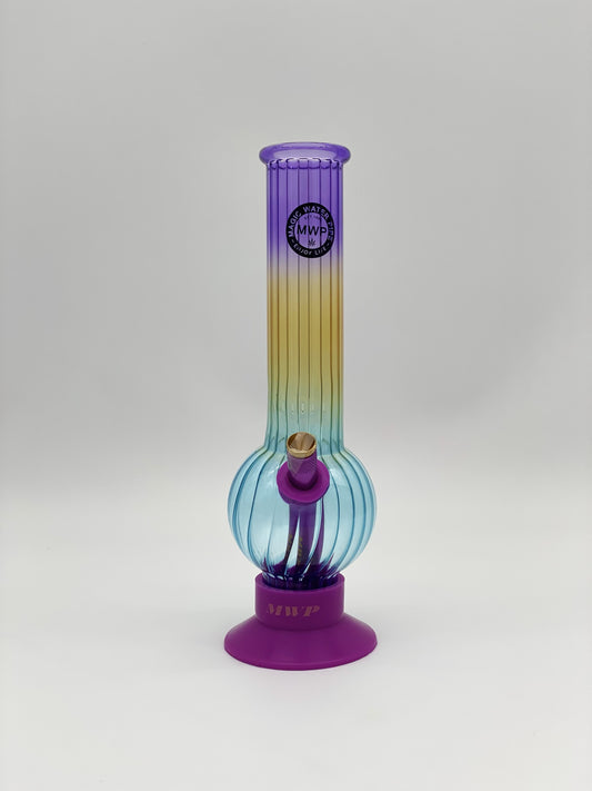 MWP Large Bent Bubble Rainbow Ripple 30cm