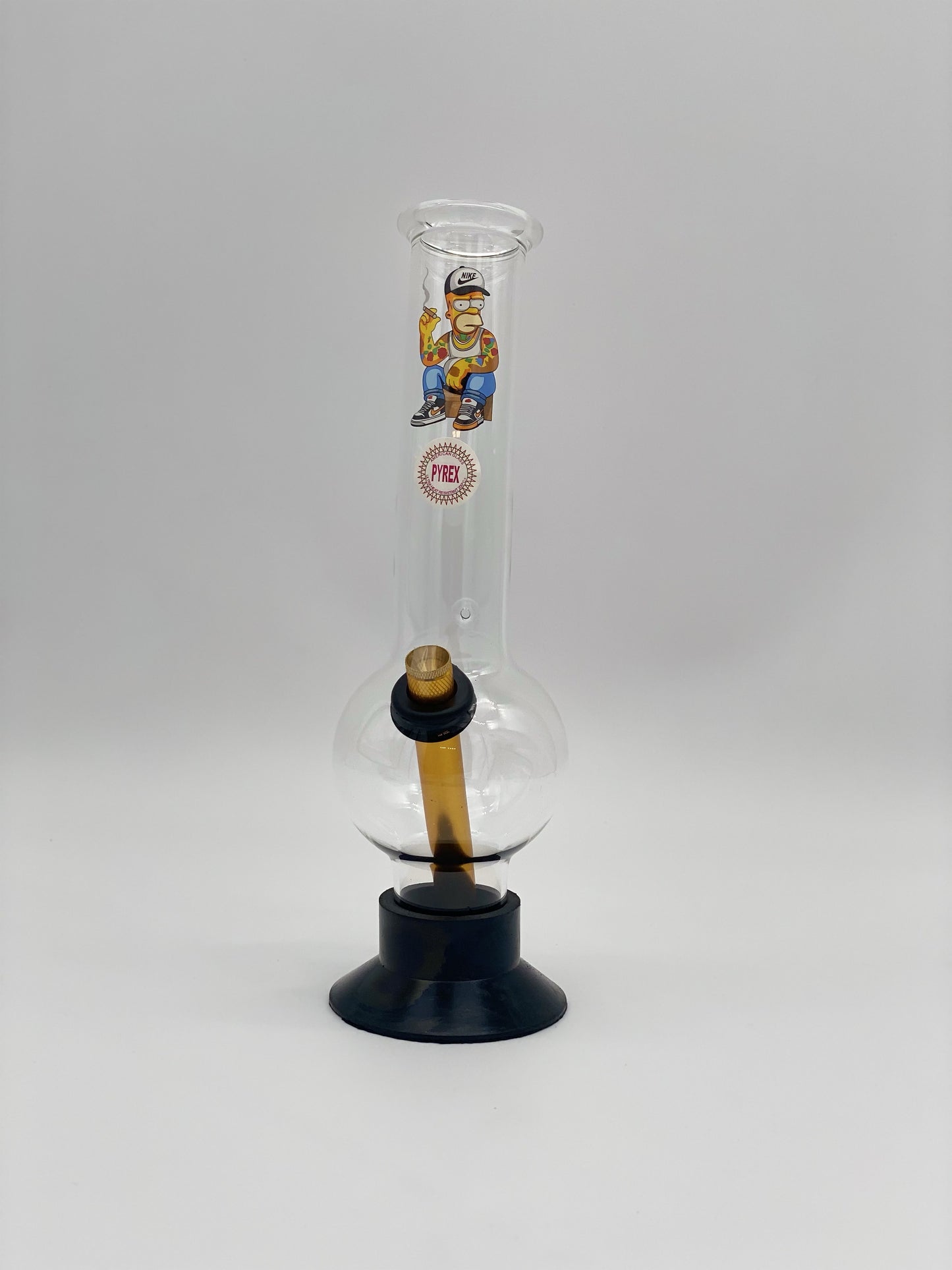Pyrex Large Bonza Bubble Bong 30cm Homer