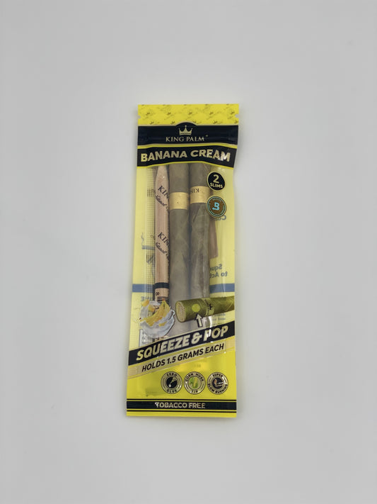 King Palm Banana Cream Slim 2p 1.5G