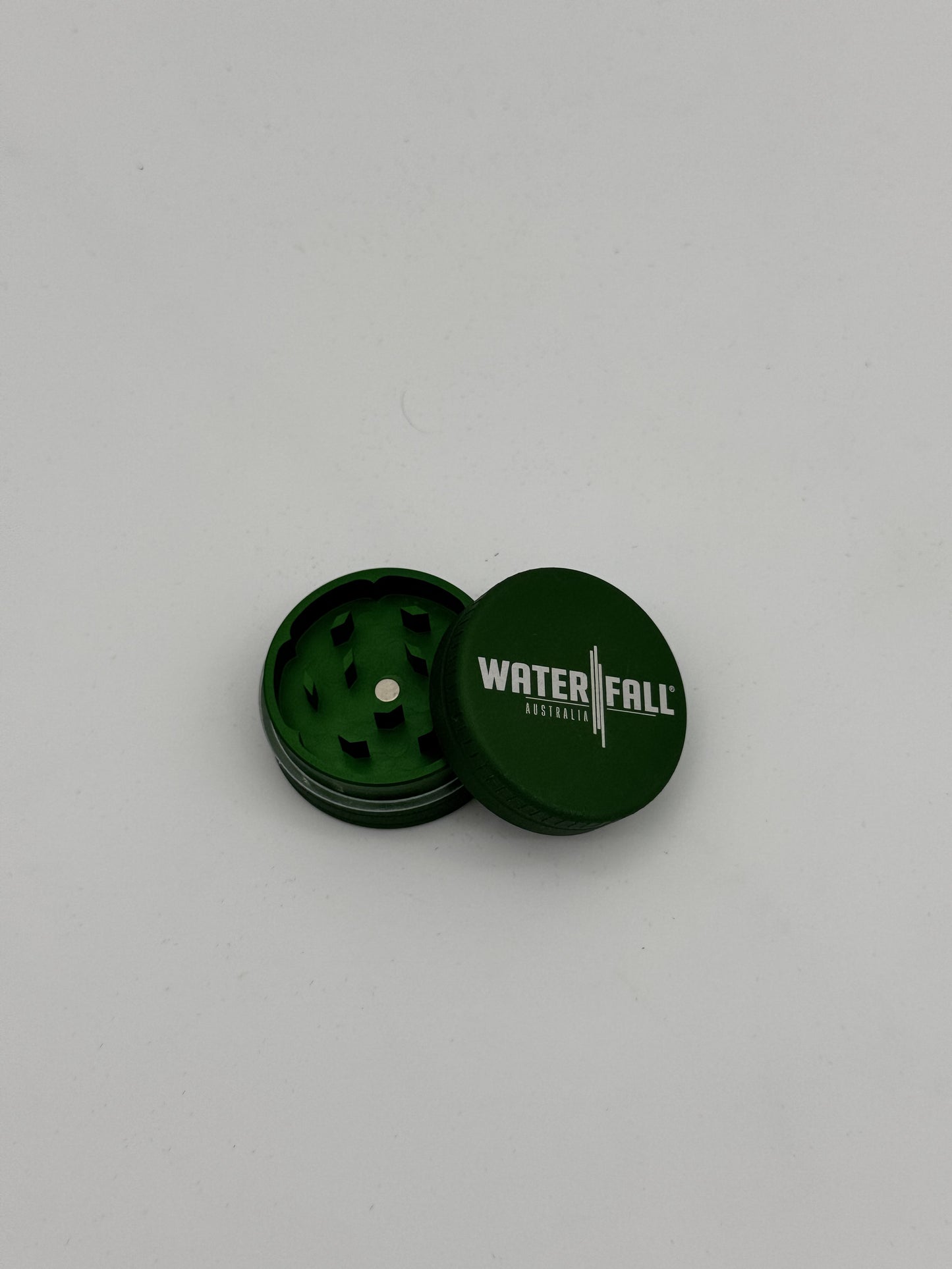 Waterfall grinder 2 pieces 40mm Dark Green
