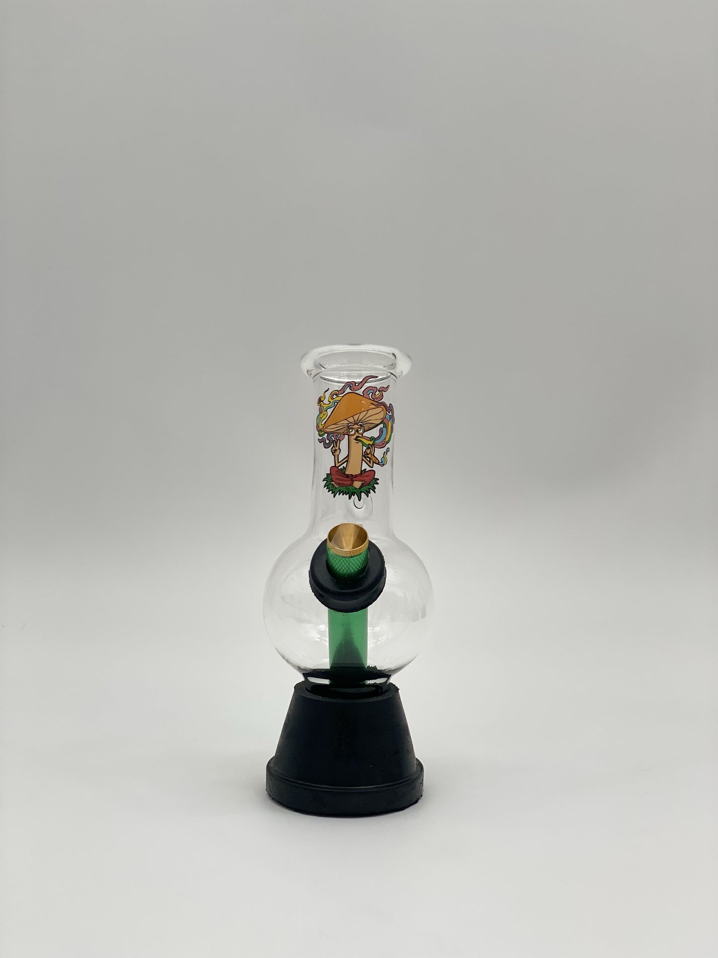 Pyrex Small Bonza Bubble Bong 20cm Mushroom