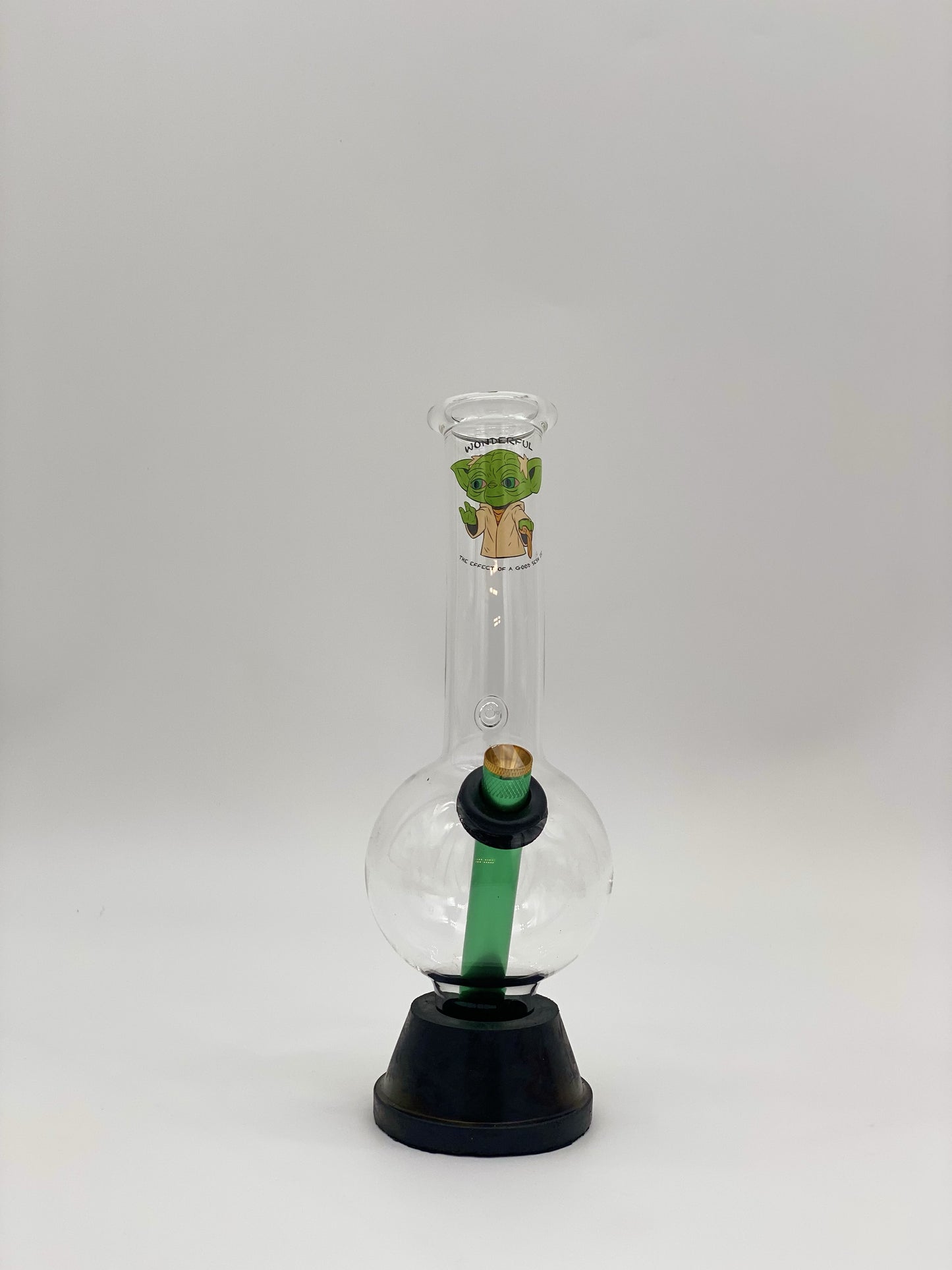 Pyrex Medium Bonza Bubble Bong 25cm Yoda