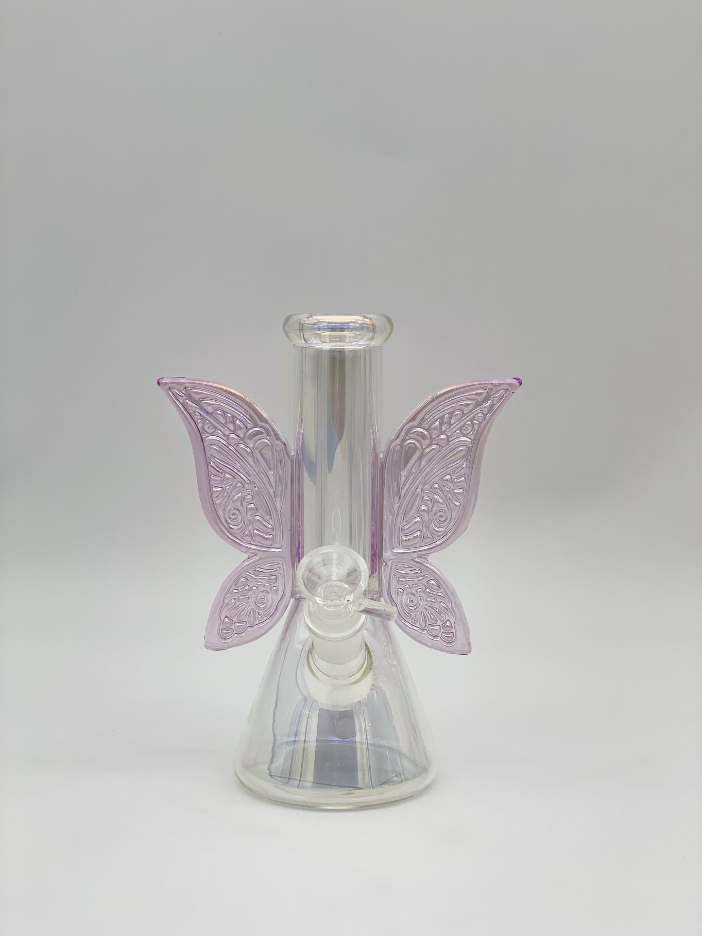 Medium Beaker with Butterfly Wings Pink 22cm