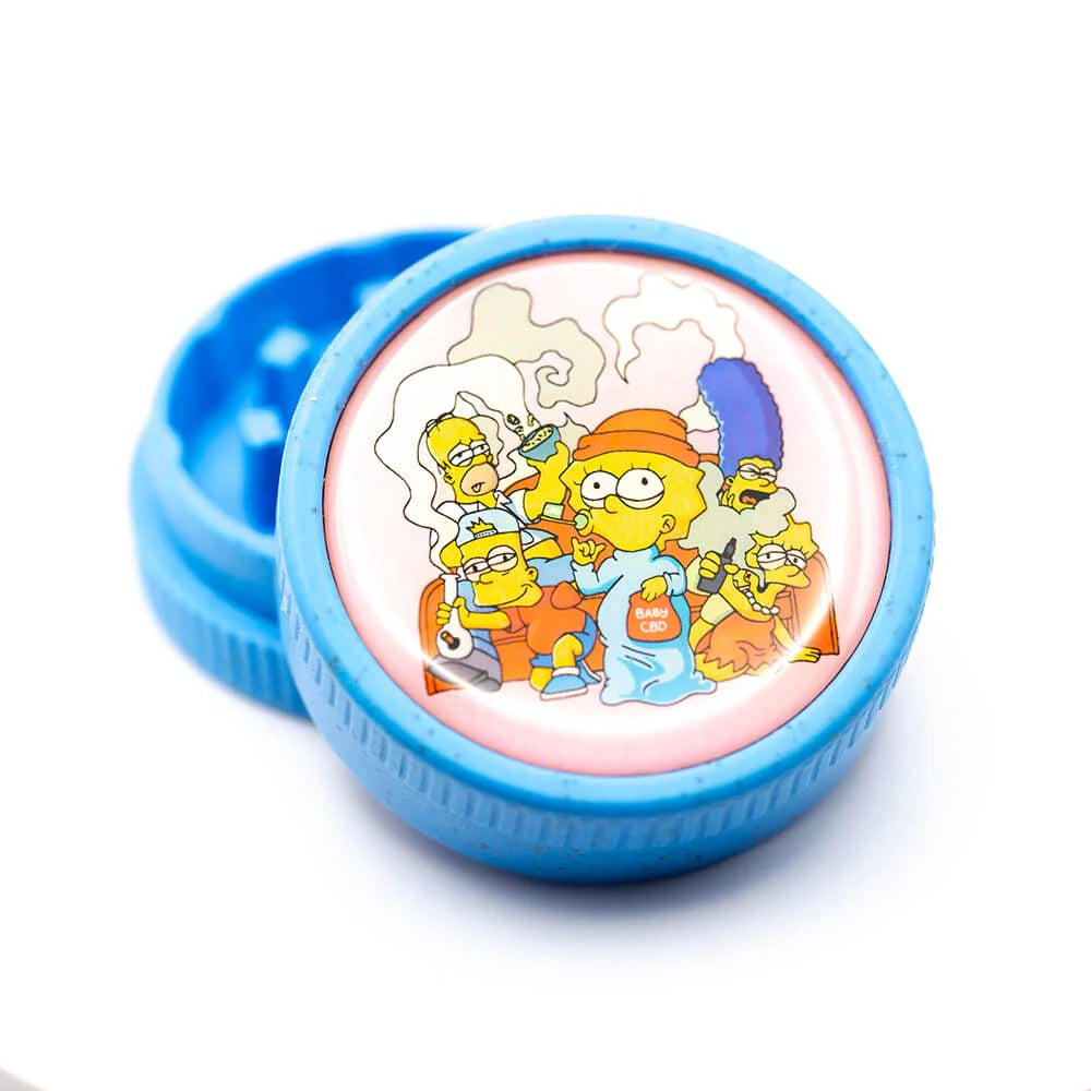 Degradable Grinder 2pc The Simpson Family Portrait Blue