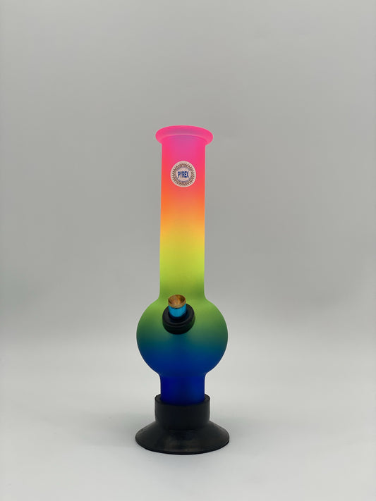 Pyrex Large Bonza Bubble Bong 30cm Rasta
