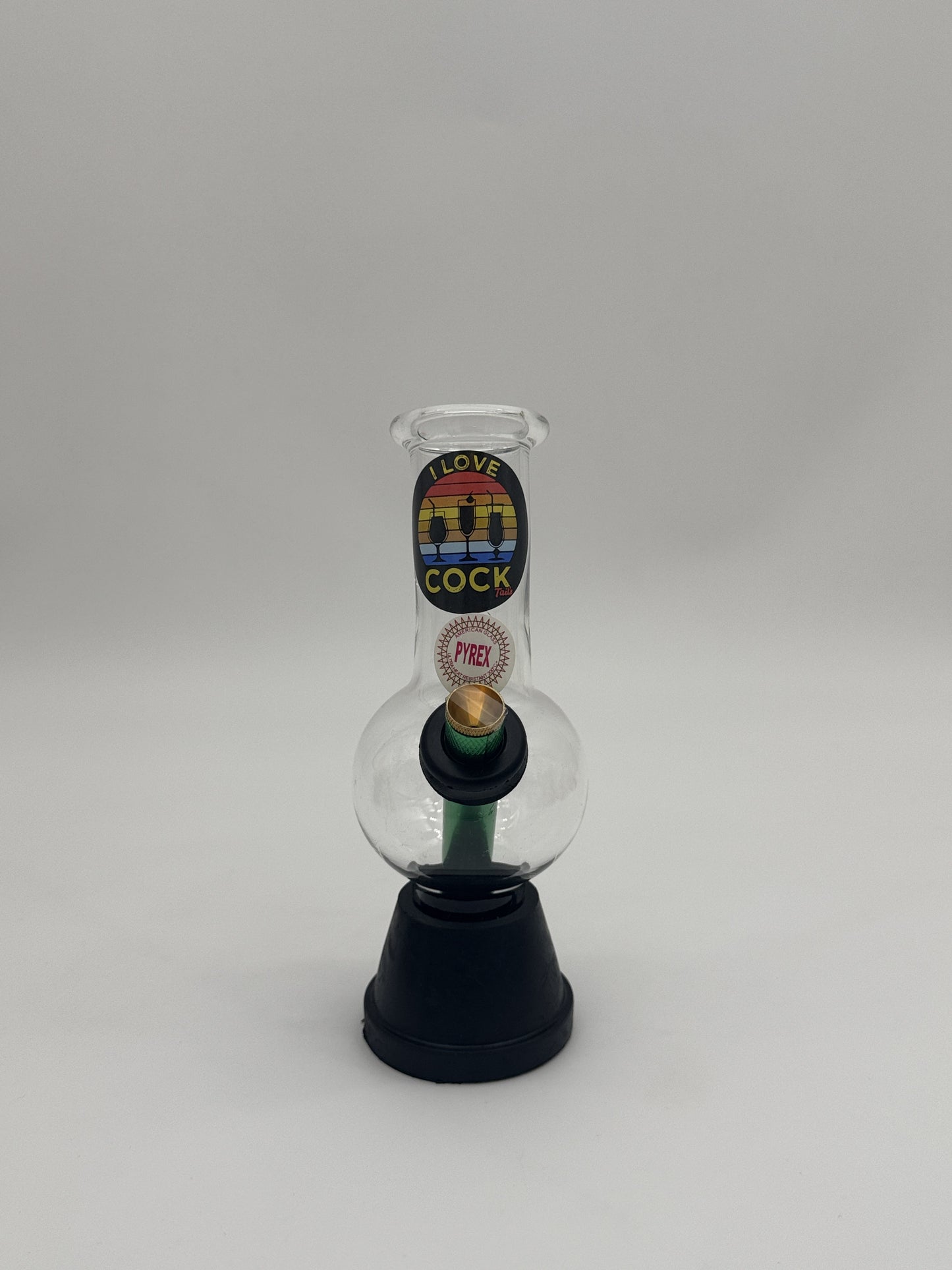 Pyrex Small Bonza Bubble Bong 20cm I love Cocktails