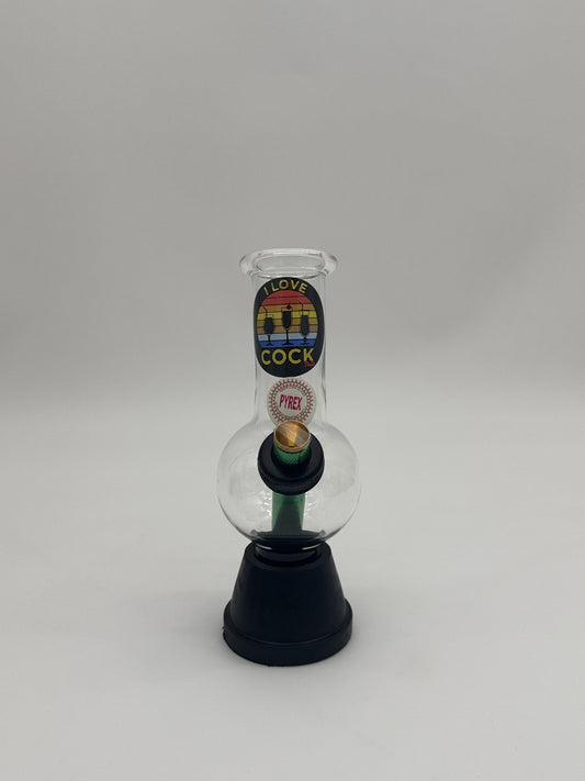 Pyrex Small Bonza Bubble Bong 20cm I love Cocktails