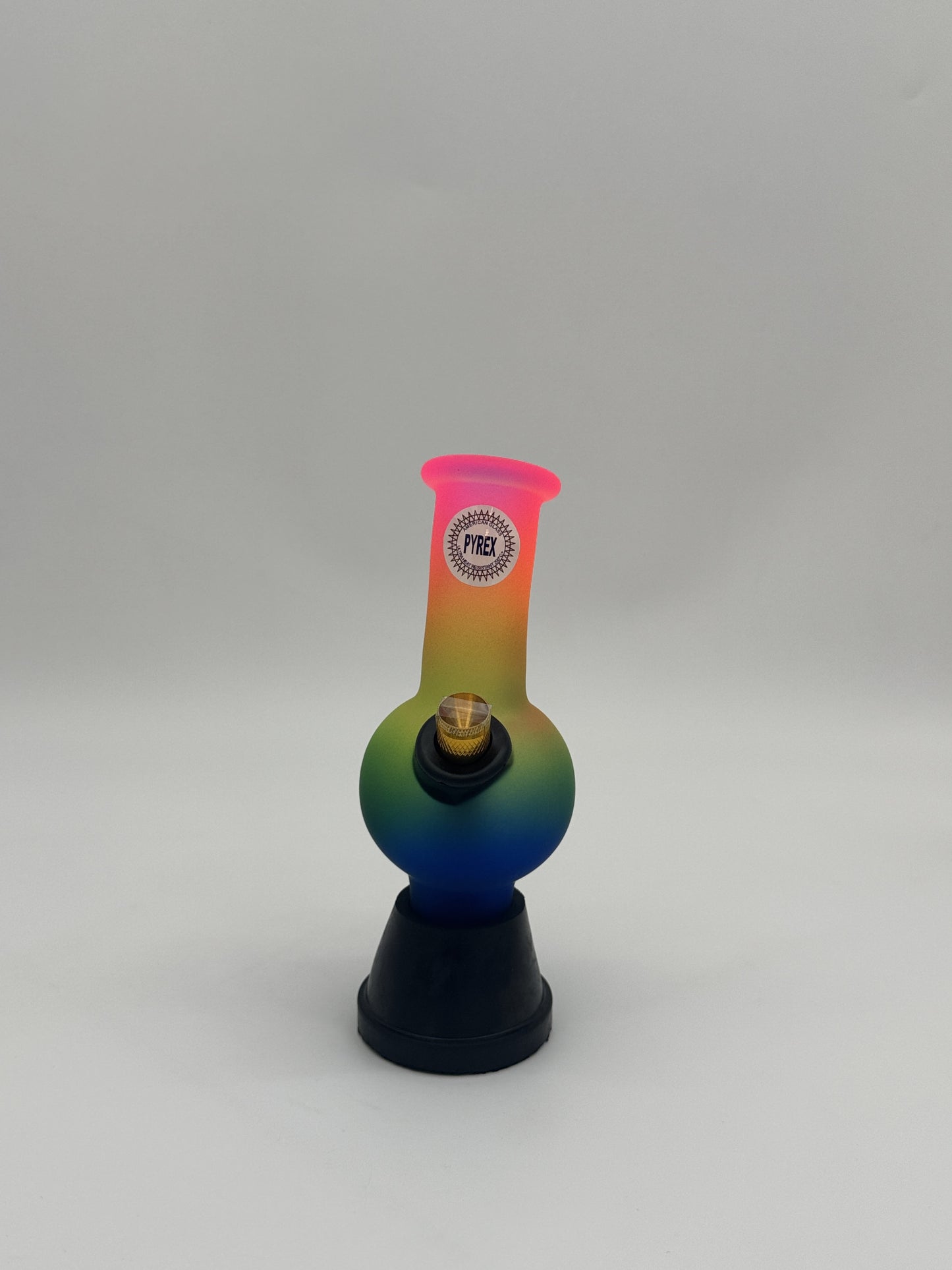 Pyrex Bonza Bubble Bong 20cm Rasta