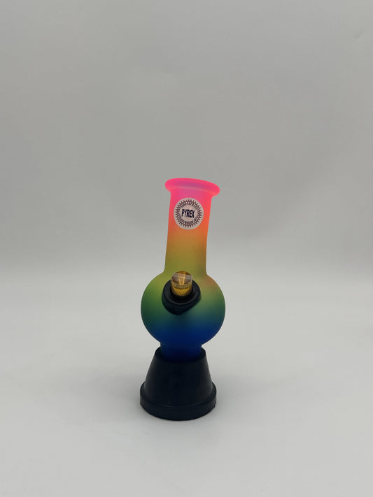 Pyrex Bonza Bubble Bong 20cm Rasta