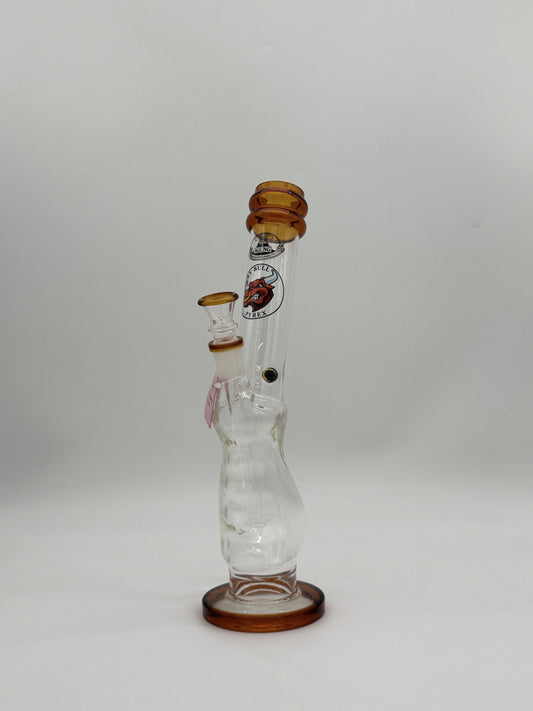 FULL GLASS LARGE GRIPPER BONG