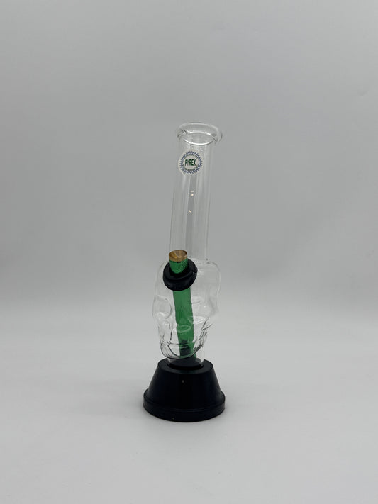Pyrex Skull Bonza Bong 27cm Clear