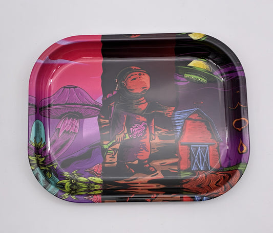 Rolling Tray Small 18x14cm Astronaut