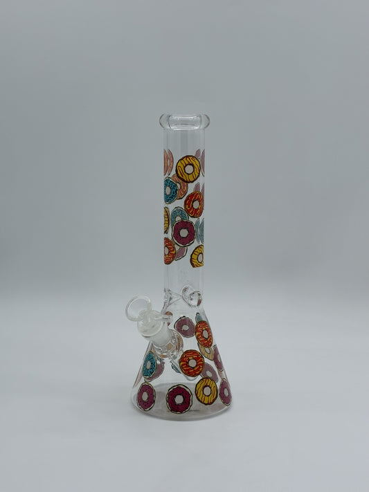 Medium Beaker Bong 28cm Donuts 2