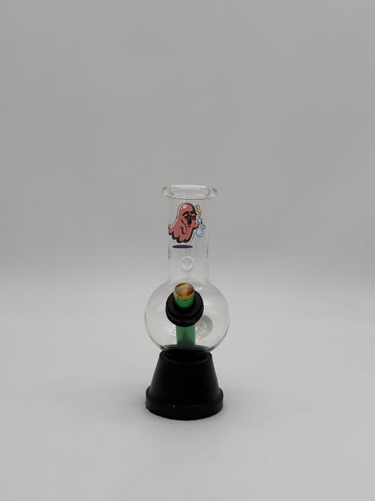 Pyrex Small Bonza Bubble 20cm Pink Ghost