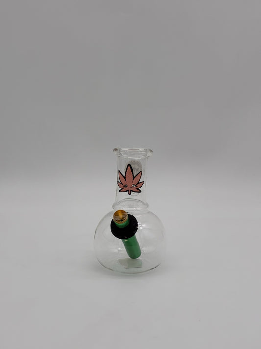 Pyrex Small Bonza Bubble 14cm Pink Leaf