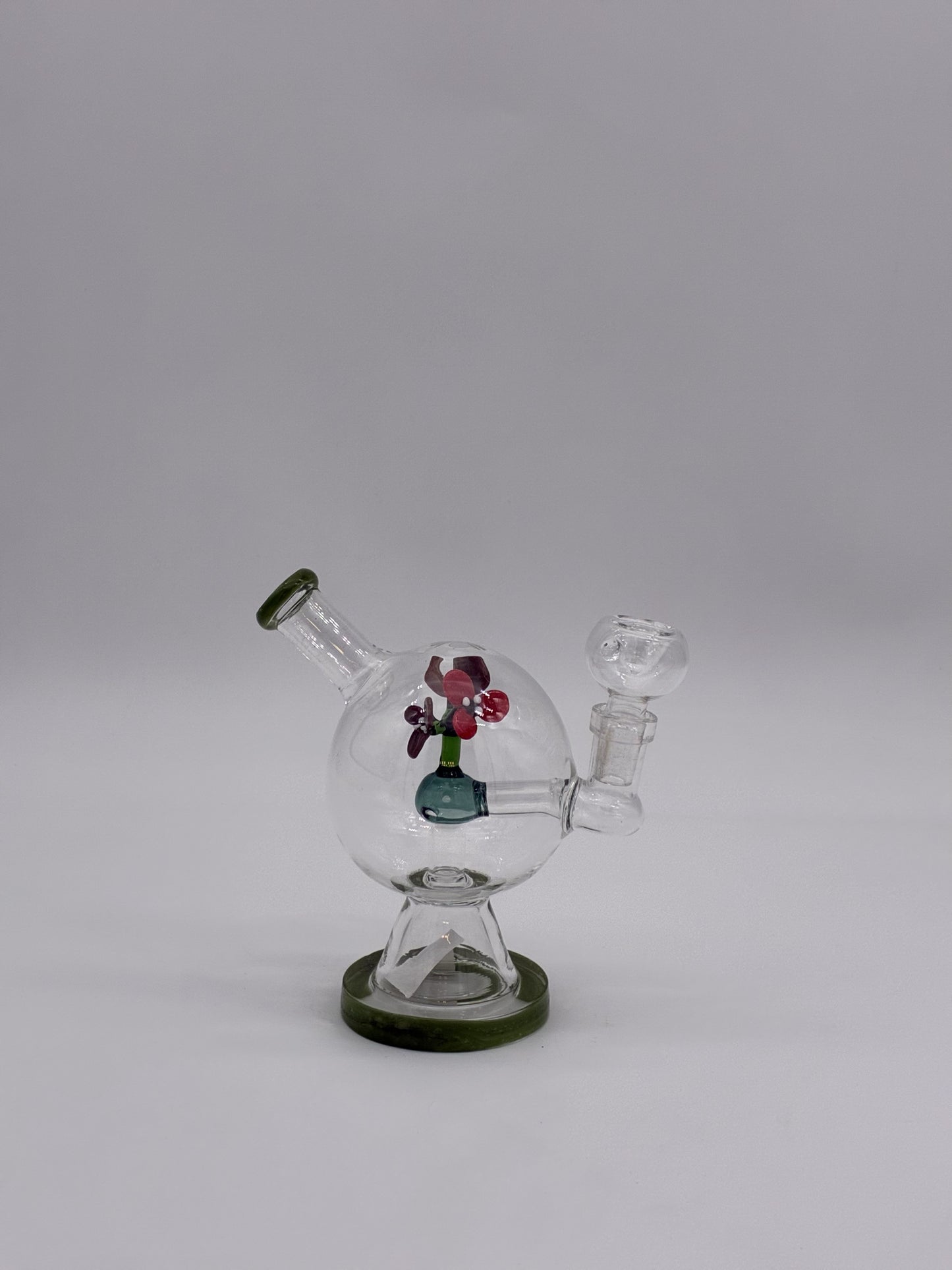 BloomCoee Handmade Flower Percolator Bubble Bong 14cm
